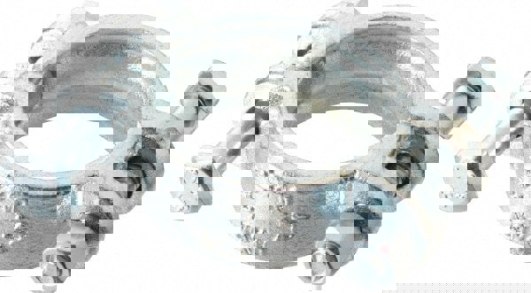 Double Bolt Clamp: Plated Iron